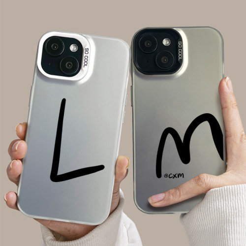 创意字母适用iphone17promax苹果16手机壳nonte15红米k90硅胶12情侣一对mate70华为p80小米14高级感任意机型
