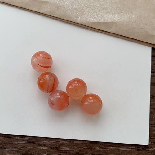 2026天然荔枝冻飘花南红散珠子diy手工饰品配件材料串珠佛珠多配