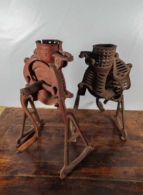 2026民俗老物件老农具手摇老式脱粒机农村杂项旧货农家院复古装饰