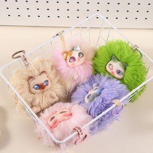 2026潦草小猫毛绒挂件盲盒卡通可爱女生背包毛绒公仔挂件萌趣玩偶