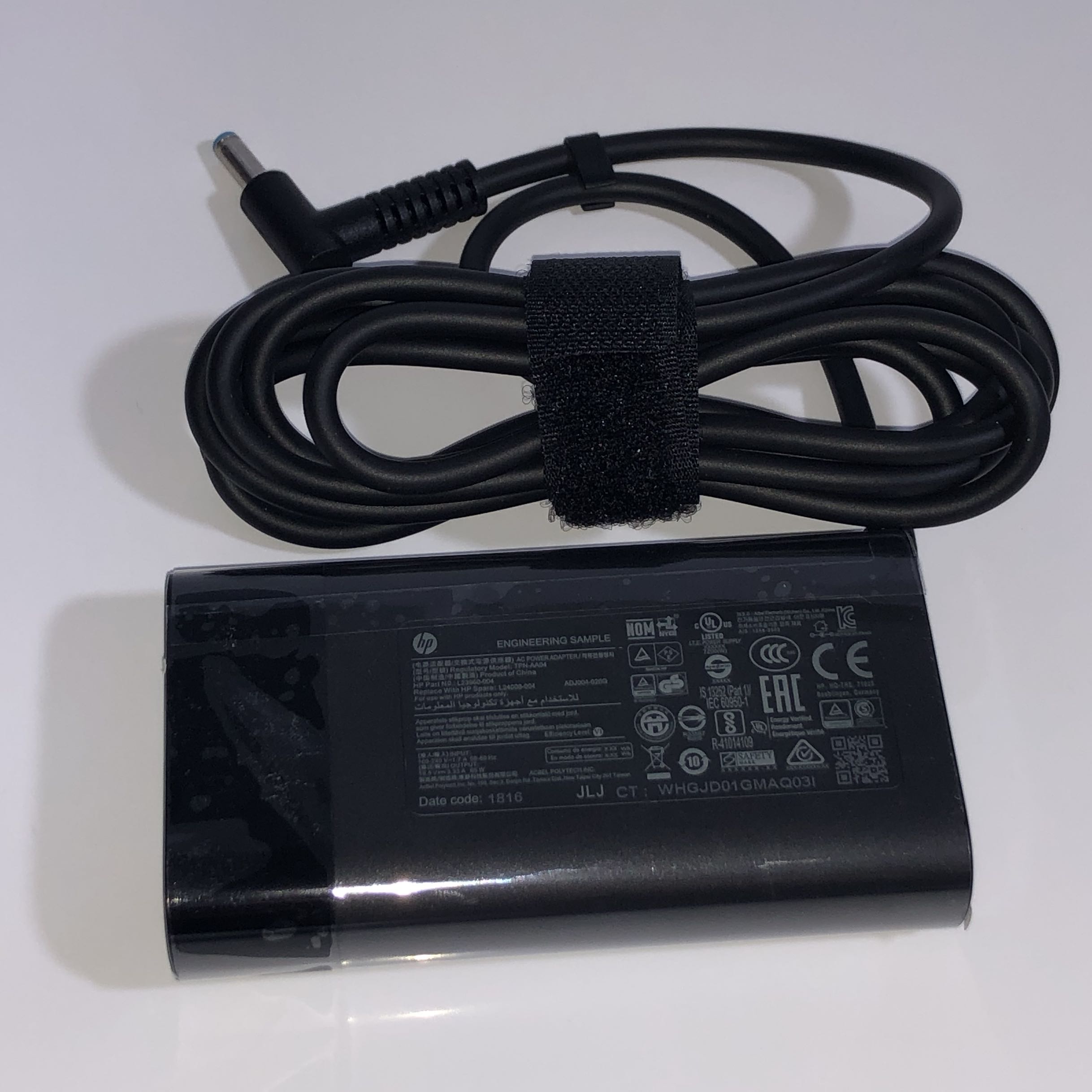 原装惠普战66 pro g5笔记本充电器tpn-aa44电源适配器19.5v蓝口针