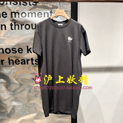 播商场同款2026秋季新款短袖宽松刺绣连衣裙子女BDT3LD3403秋蝶结