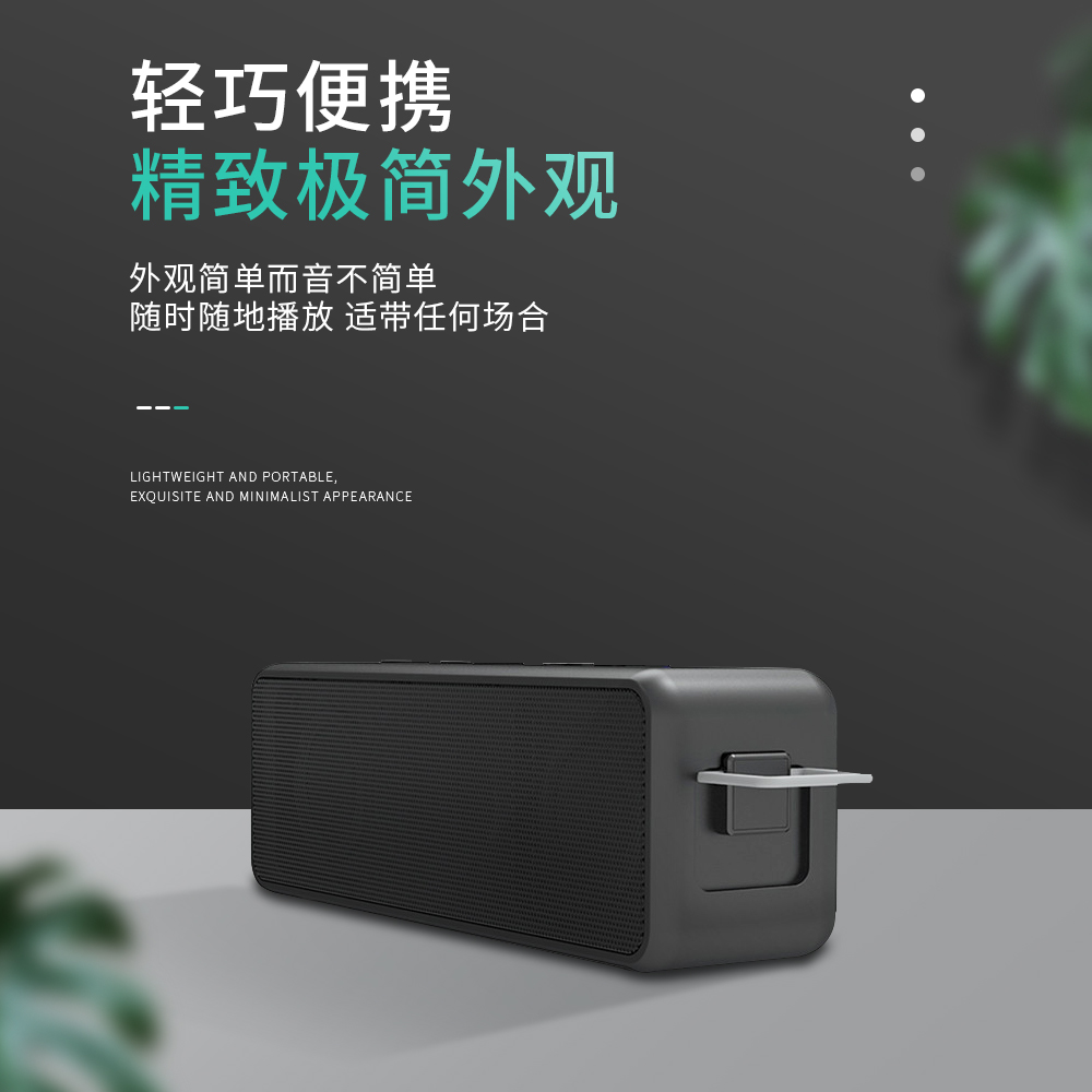 蓝牙音响双声道高音质户外便携式