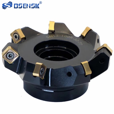 BSENSK45度铣刀盘可用8个刀尖