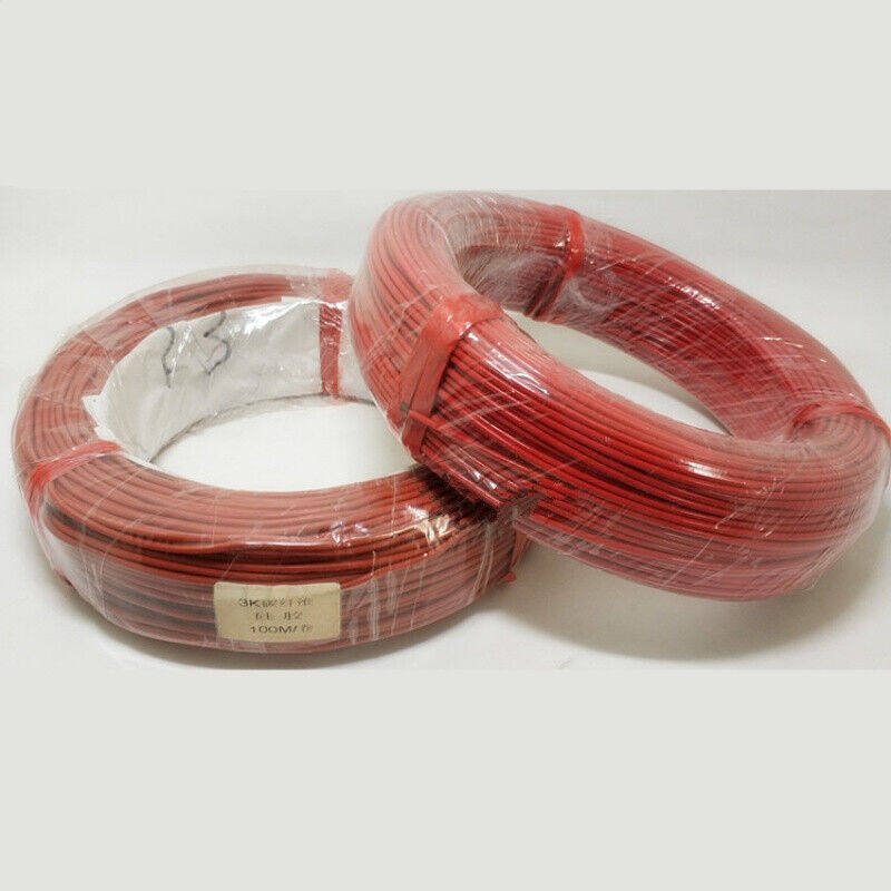 地暖碳纤维加热线电热毯发热丝电热炕汗蒸养殖1k12k24k整卷18k硅