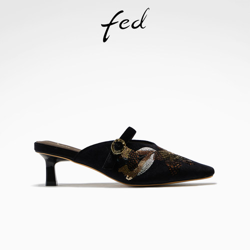 fed穆勒鞋一脚蹬百搭通勤