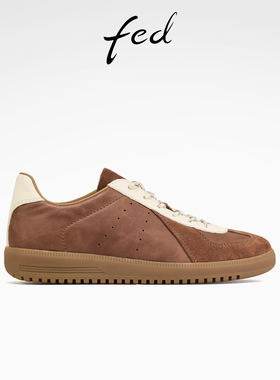 fed撞色休闲鞋秋季新款女鞋软底德训鞋厚底阿甘鞋女S0903-YAC111