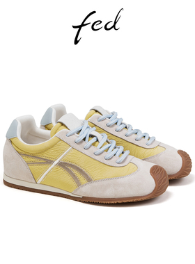 fed拼色阿甘鞋夏季新款女鞋内增高德训鞋休闲板鞋女S0410-ZCA635