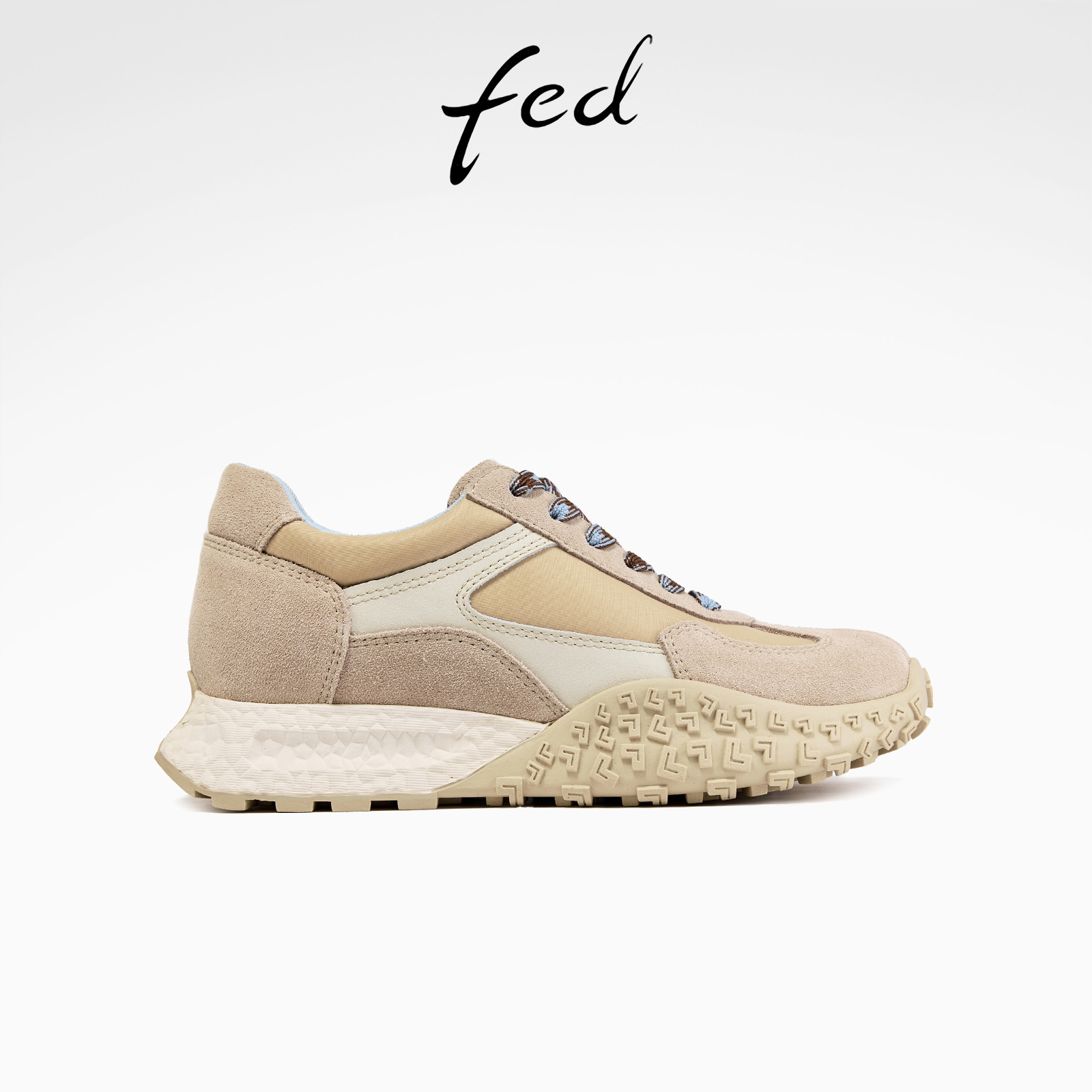 fed时尚休闲鞋秋季新款女鞋厚底阿甘鞋增高德训鞋女S0916-YLC918