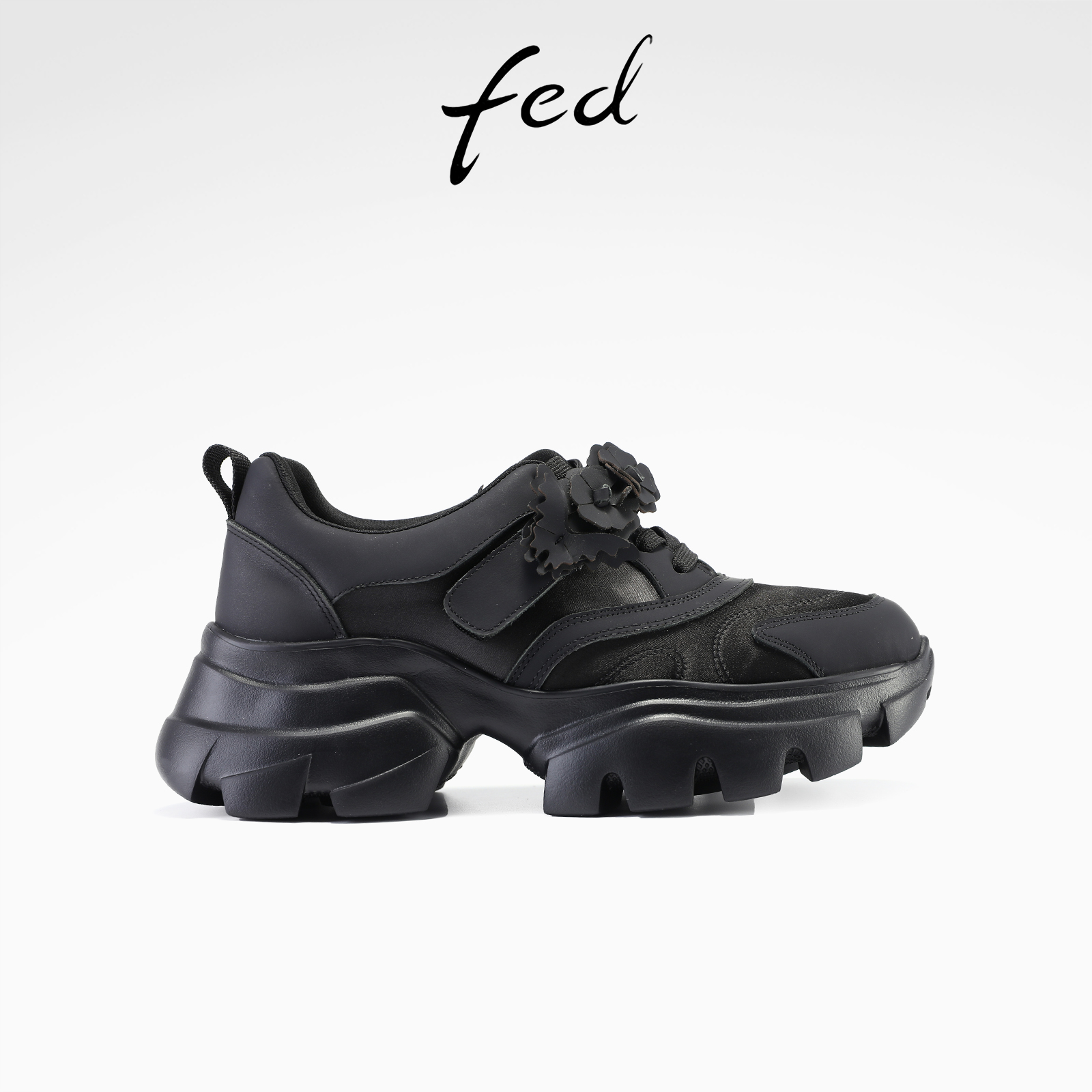 fed魔术贴老爹鞋秋季新款女鞋增高厚底鞋时尚休闲鞋女S1009-YA135