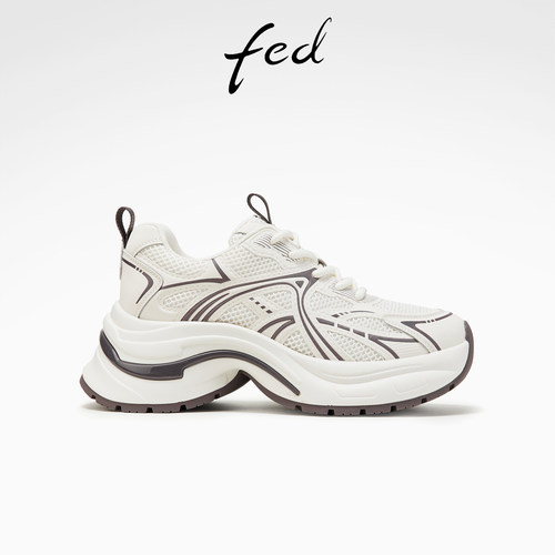 艾芙伊迪时尚老爹鞋厚底增高