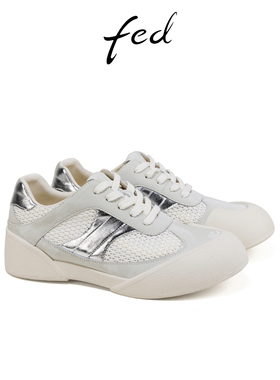 fed透气休闲鞋夏季新款女鞋增高厚底鞋拼色德训鞋女S0416-YAB275