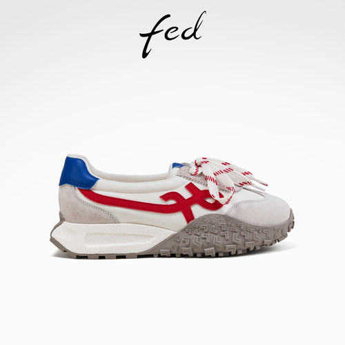 fed浅口阿甘鞋夏季新款女鞋厚底德训鞋增高休闲鞋女款S0508-ZC583