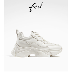 fed商场同款时尚休闲鞋秋季新款女鞋厚底运动鞋女款R0828-YAB502