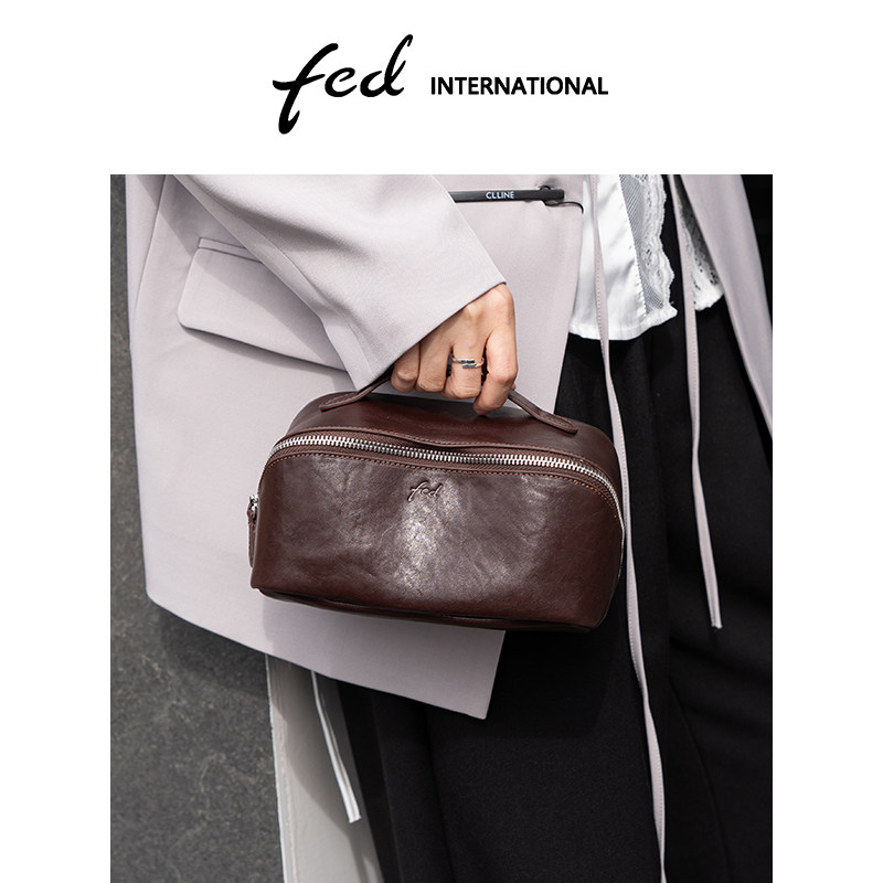 fed真皮大容量多隔层便携时尚旅行洗漱手提收纳袋化妆包大BFA9515,箱包皮具/热销女包/男包,通用款女包,淘宝优惠券,粉丝福利购,淘宝优惠卷