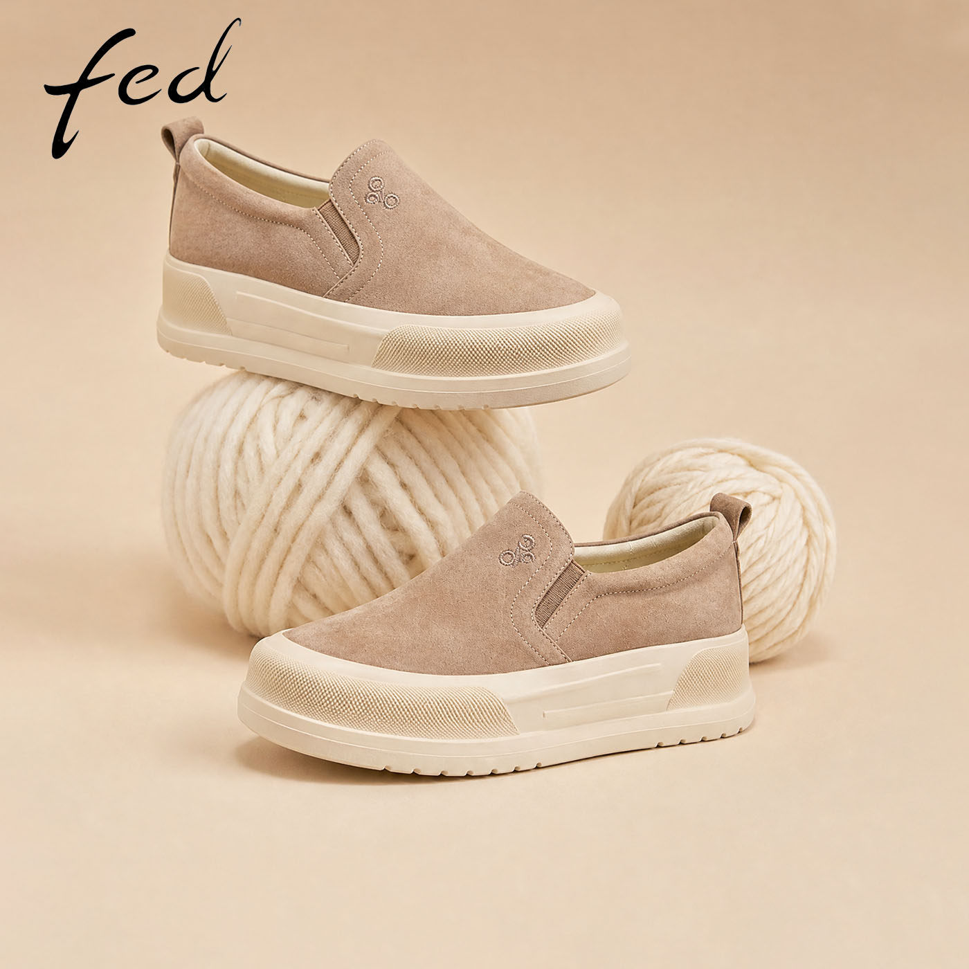 fed厚底休闲鞋女秋新款女鞋时尚