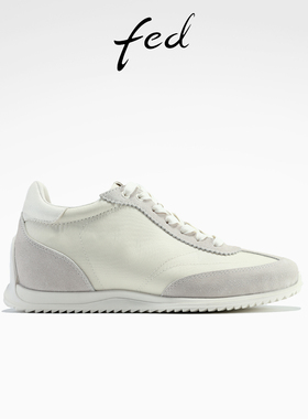 fed白色德训鞋冬季新款女鞋运动休闲鞋时尚阿甘鞋女S0911-YAC113