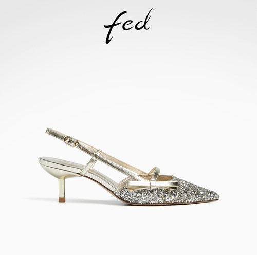 后空单鞋晚宴鞋包头凉鞋