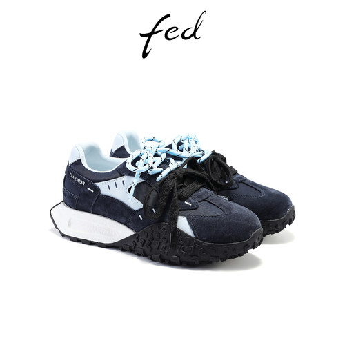 fed夏季新款女厚底增高德训鞋