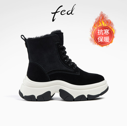 厚底休闲靴子女靴潮流雪地靴