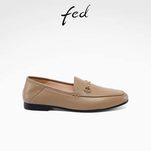 女鞋 职业通勤鞋 气质单鞋 fed软底乐福鞋 S1023 新款 女款 DD0248 春季