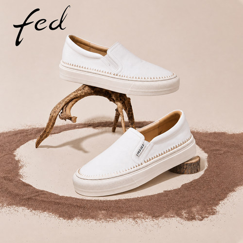 fed厚底板鞋夏季新款女鞋百搭