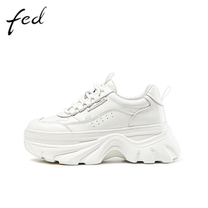 fed厚底老爹鞋2023年春季新款女鞋松糕鞋真皮休闲鞋R0222-ZCA055