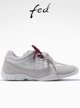 fed运动休闲鞋秋季新款女鞋通勤德训鞋拼色阿甘鞋女S0903-YAC110