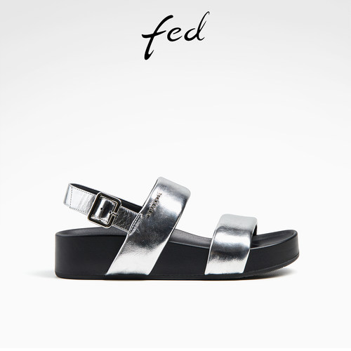 一字带凉鞋厚底沙滩鞋