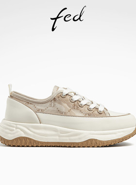 fed厚底鞋夏季新款女鞋网面老爹鞋ins透气舒适运动鞋R0405-ZC138