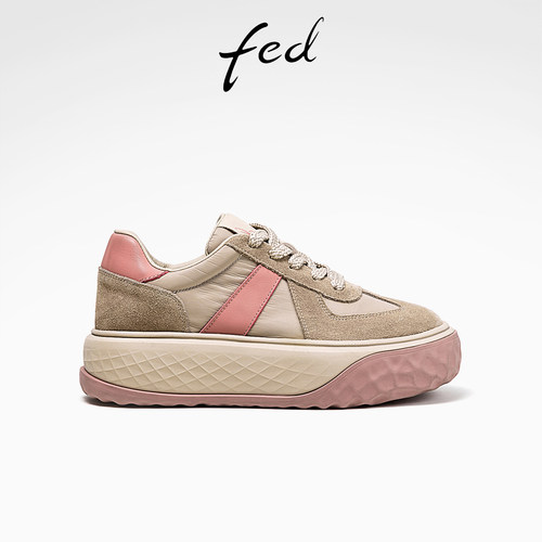 厚底板鞋冬季新款增高小白鞋