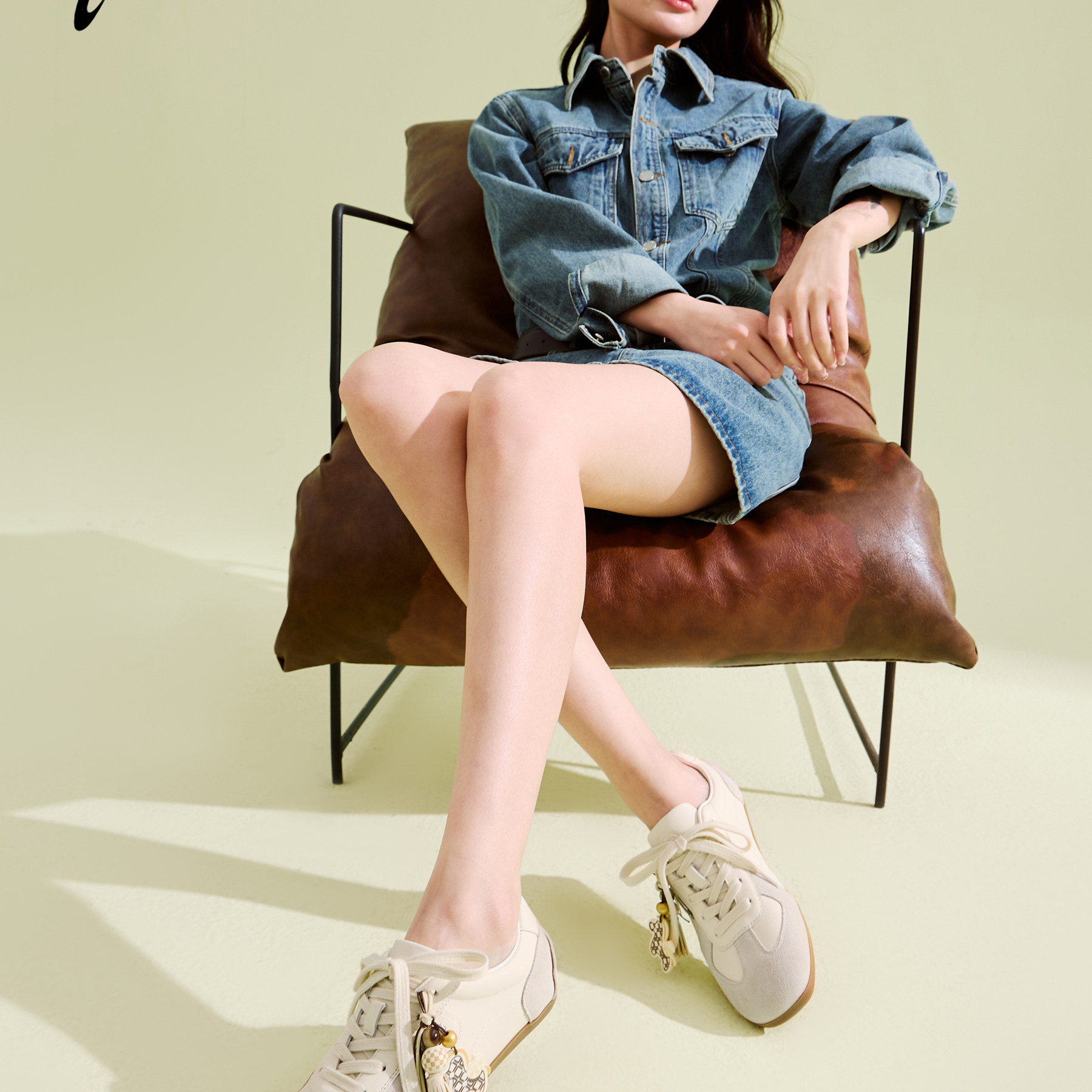 fed夏季轻便复古流苏德训女鞋