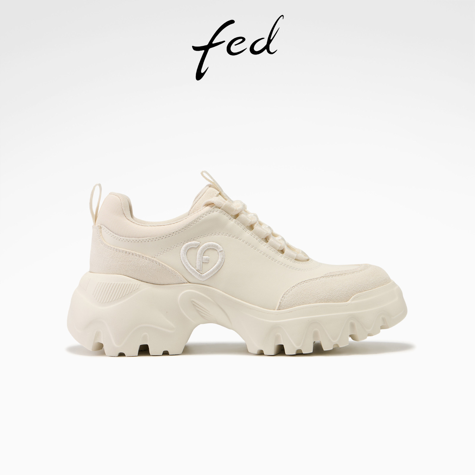 fed云朵印章厚底老爹鞋女春季新款休闲增高鞋569元