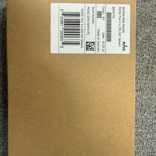 议价BCM957504-P425G 四口25G万兆光纤网卡 原可维修
