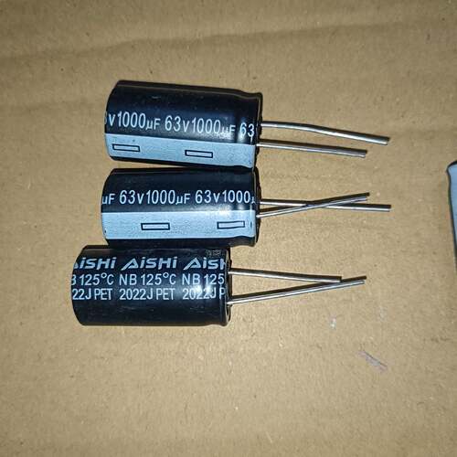 可议价共85只63v1000uf艾华电解电容体积1631mm