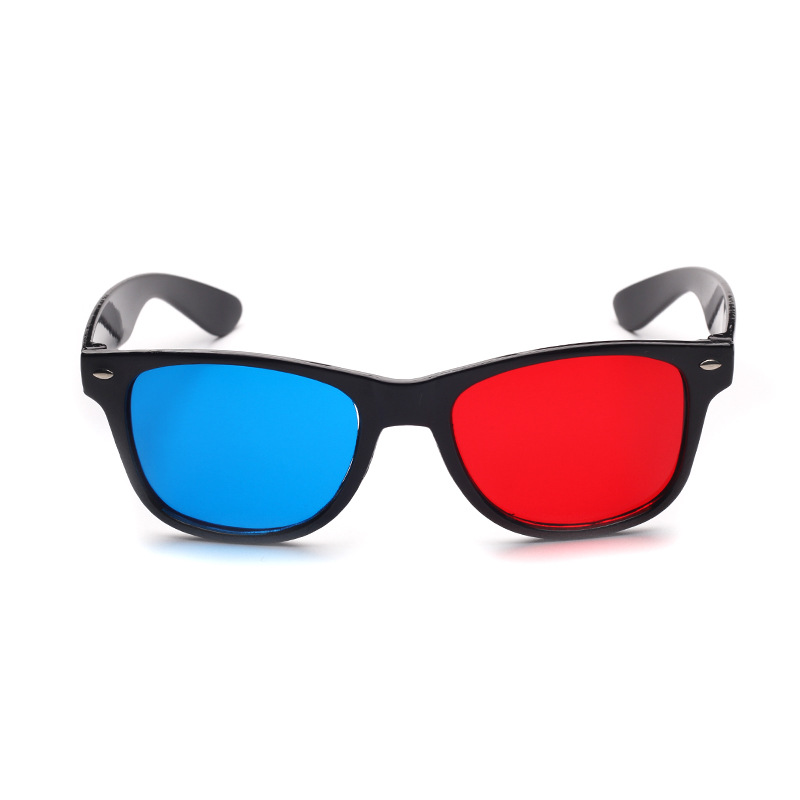 新款 经典米钉j 手机电脑电视看红蓝3D电影 带眼镜看立体