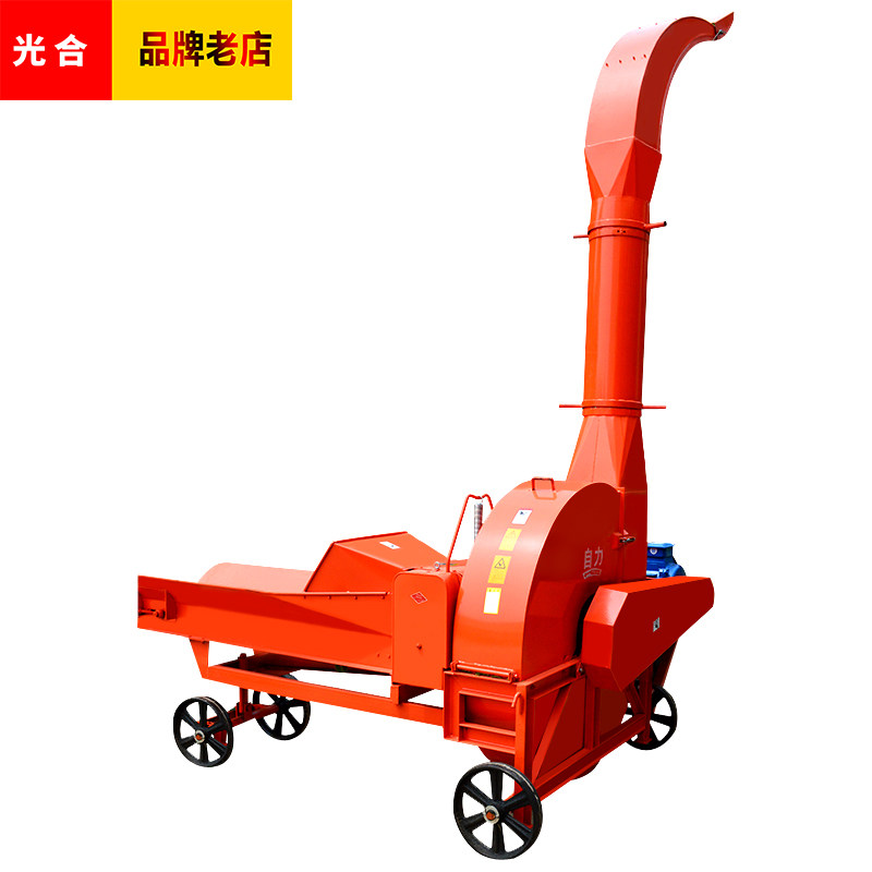 大型铡草机全自动输送带三相切碎草秸秆农场牛羊稻谷草切草机