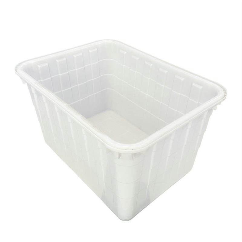 带盖塑料方箱长方形塑胶周转箱运输箱水产注塑箱储水箱染织养殖框