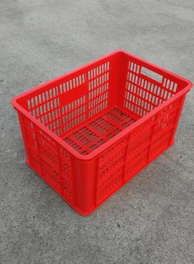 直供水果长方形450筐B4筐小号蓝色周转筐镂空塑料*305*240鸡蛋筐