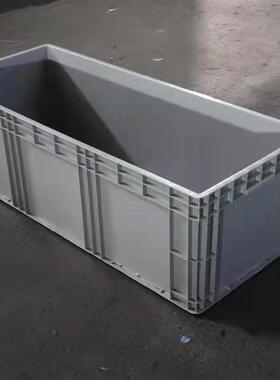 超大号灰色物流箱塑料周转箱子大胶箱白色长条盒子养鱼养龟盒筐箱