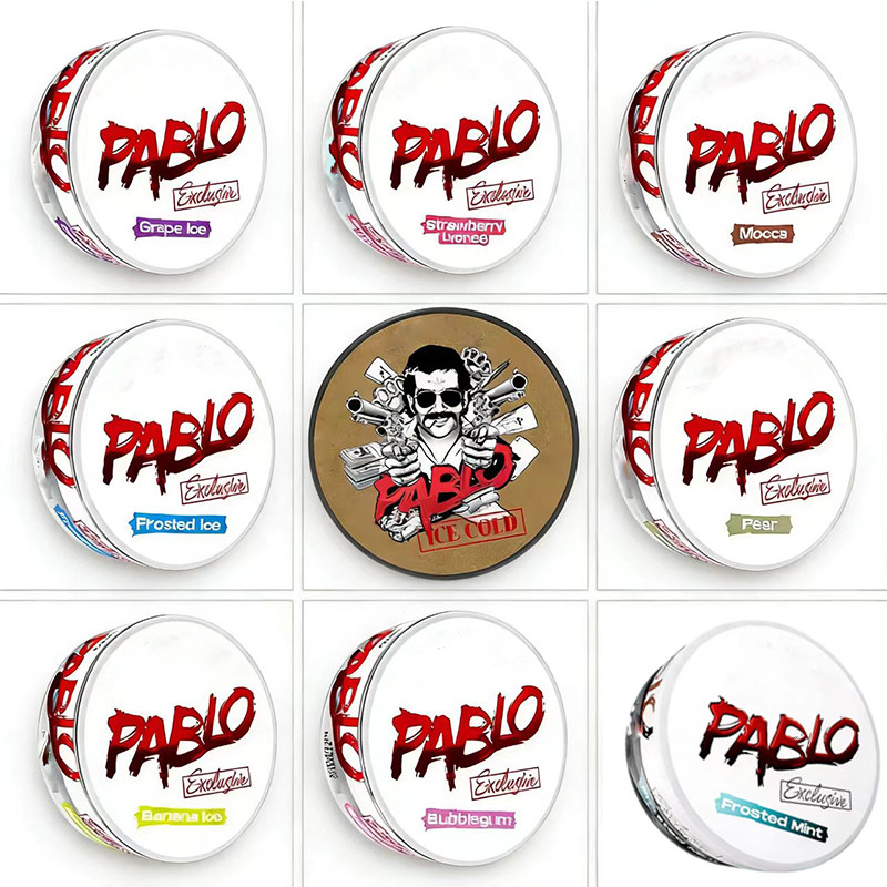 限时7送1 PABLO口含袋pablo白唇薄荷水果味可选携带飞机高铁