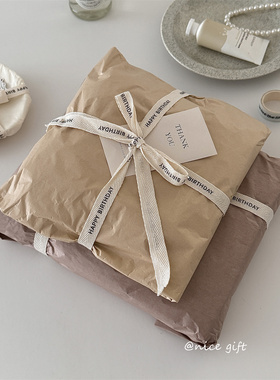 美拉德色系雪梨纸~ins礼物包装纸套装哑光雪梨纸DIY节日礼物包装