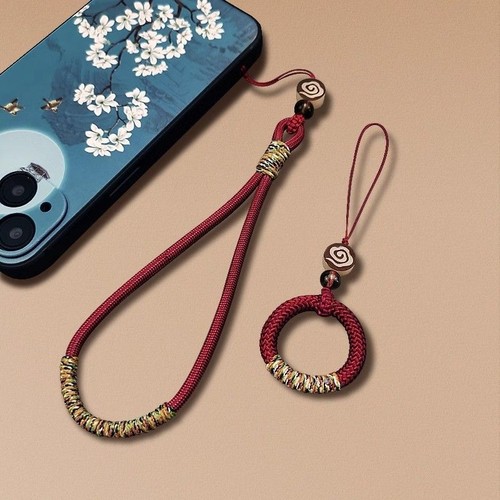 中国风手机挂绳防丢编织祥云挂饰