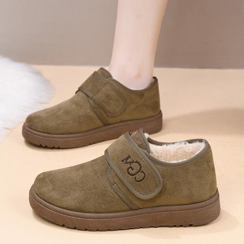 老北京加绒保暖防滑雪地靴