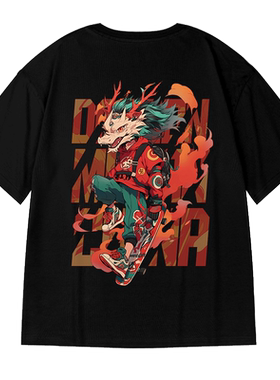 新款重磅300gt恤半袖D纯棉加肥加大码黑色短袖上衣服2025男装国潮