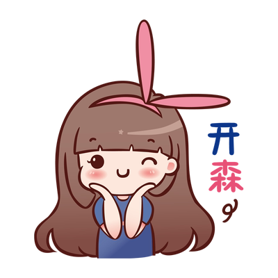 卓贴可爱发卡女孩反光趣味汽车