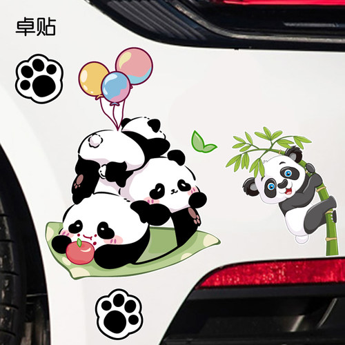 卓贴PVC卡通车身改装划痕遮当