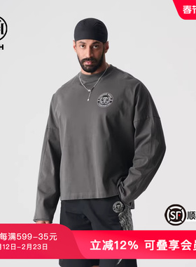 【严浩翔同款】TCH轻奢春秋新款烫长袖T恤T72A086038