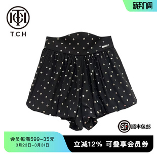 TCH潮牌重工铁片钻时尚 T66C21E6013 休闲春秋短裤