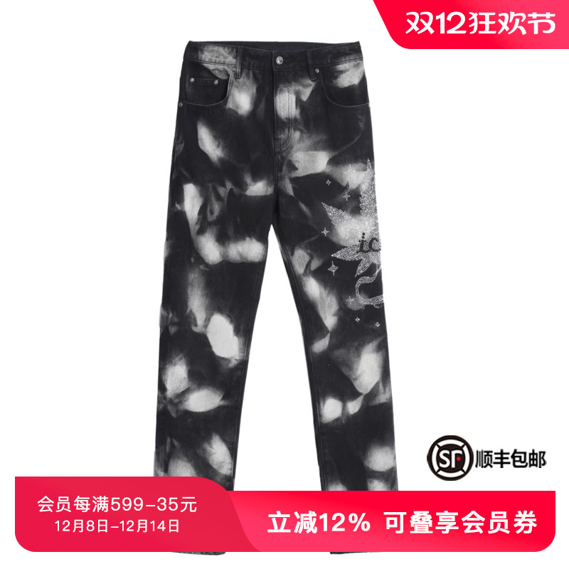 低腰设计，个性迷彩印花，修身显瘦